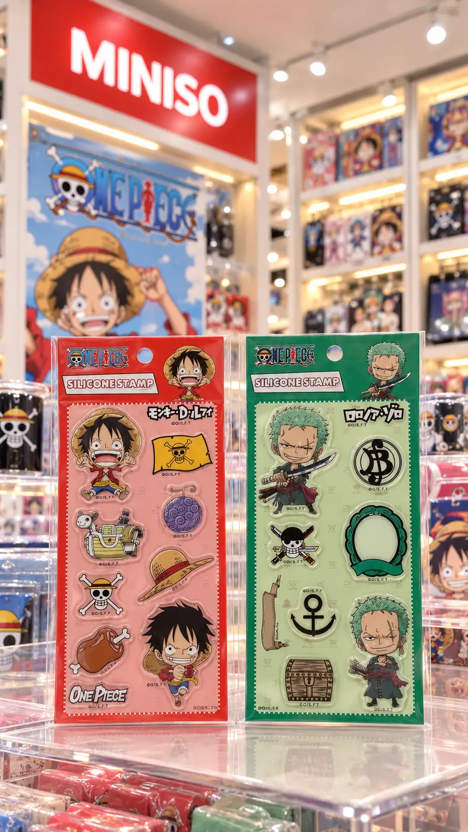 One Piece Lisanslı Klasik Koleksiyon Şeffaf Damga – 2 Farklı Model