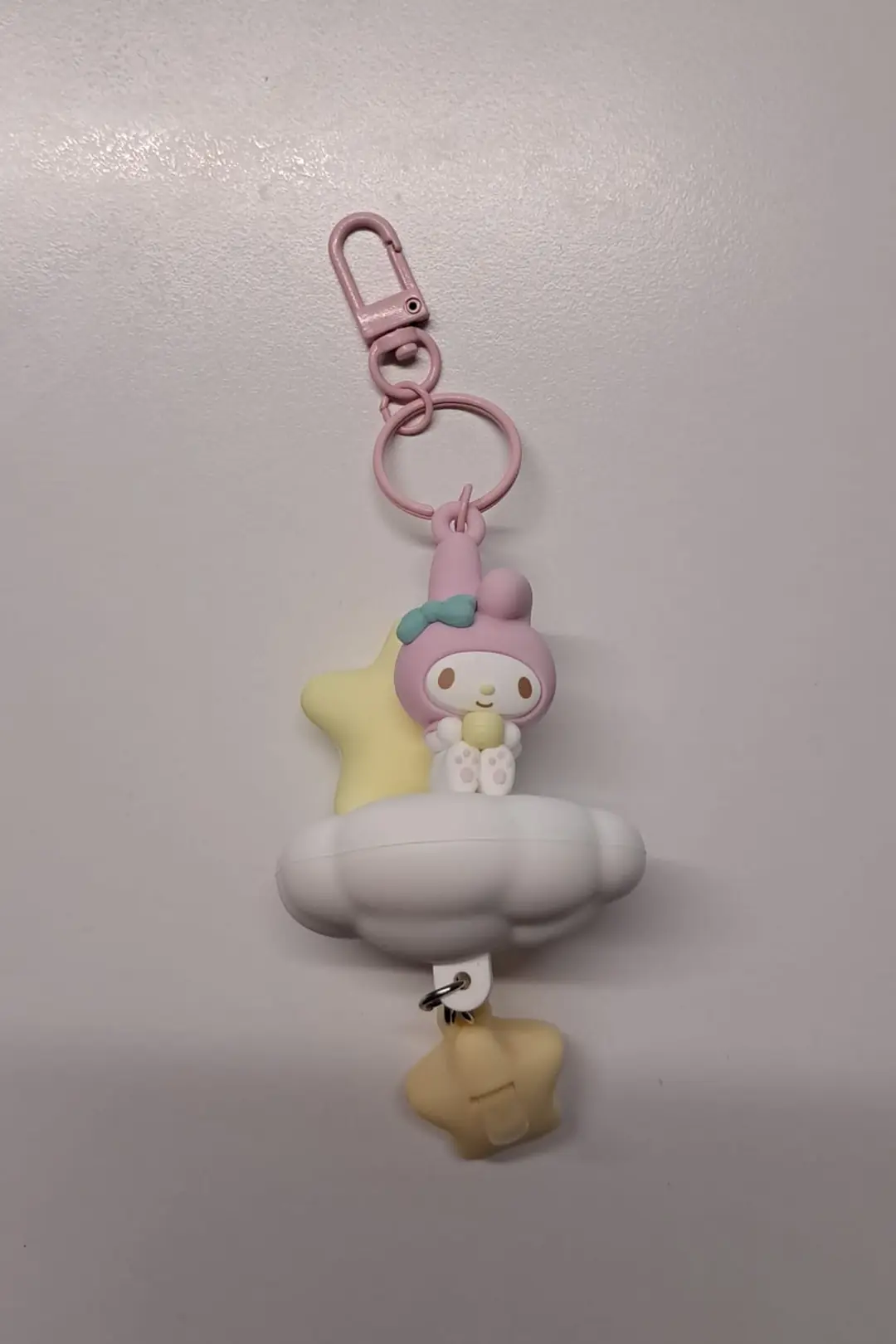 Sanrio Lisanslı My Melody Sweet Dream Koleksiyonu Bulut Işıklı Anahtarlık – Yıldız Figürlü Model