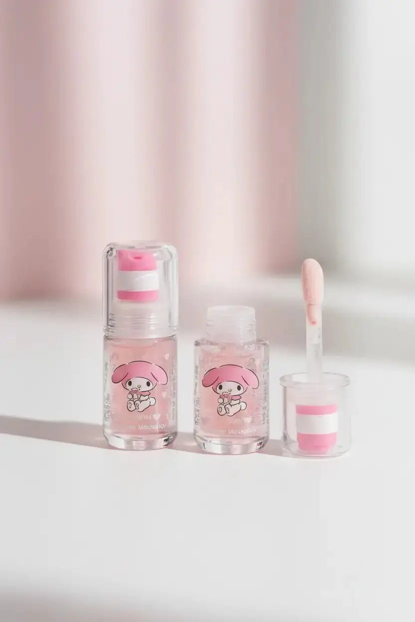 Sanrio Lisanslı My Melody Nemlendirici Dudak Yağı – Yumuşak ve Bakımlı Görünüm
