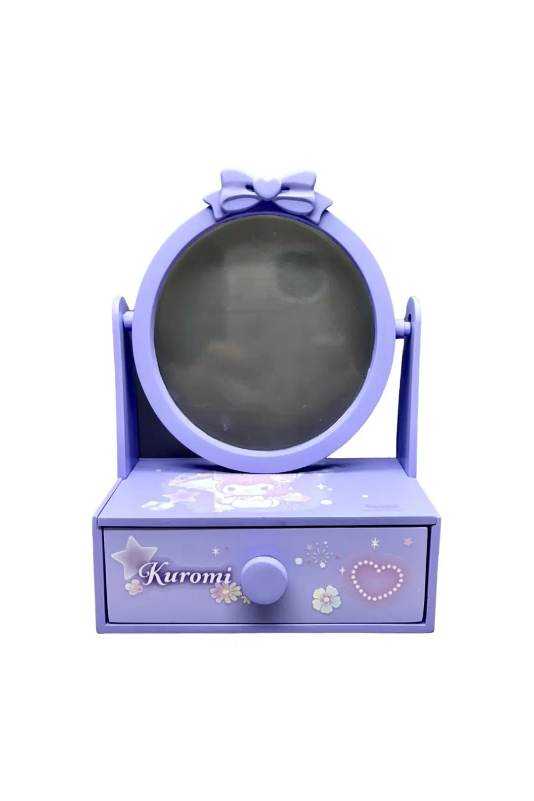 Kuromi Çiçek Temalı Aynalı Mini Çekmeceli Düzenleyici