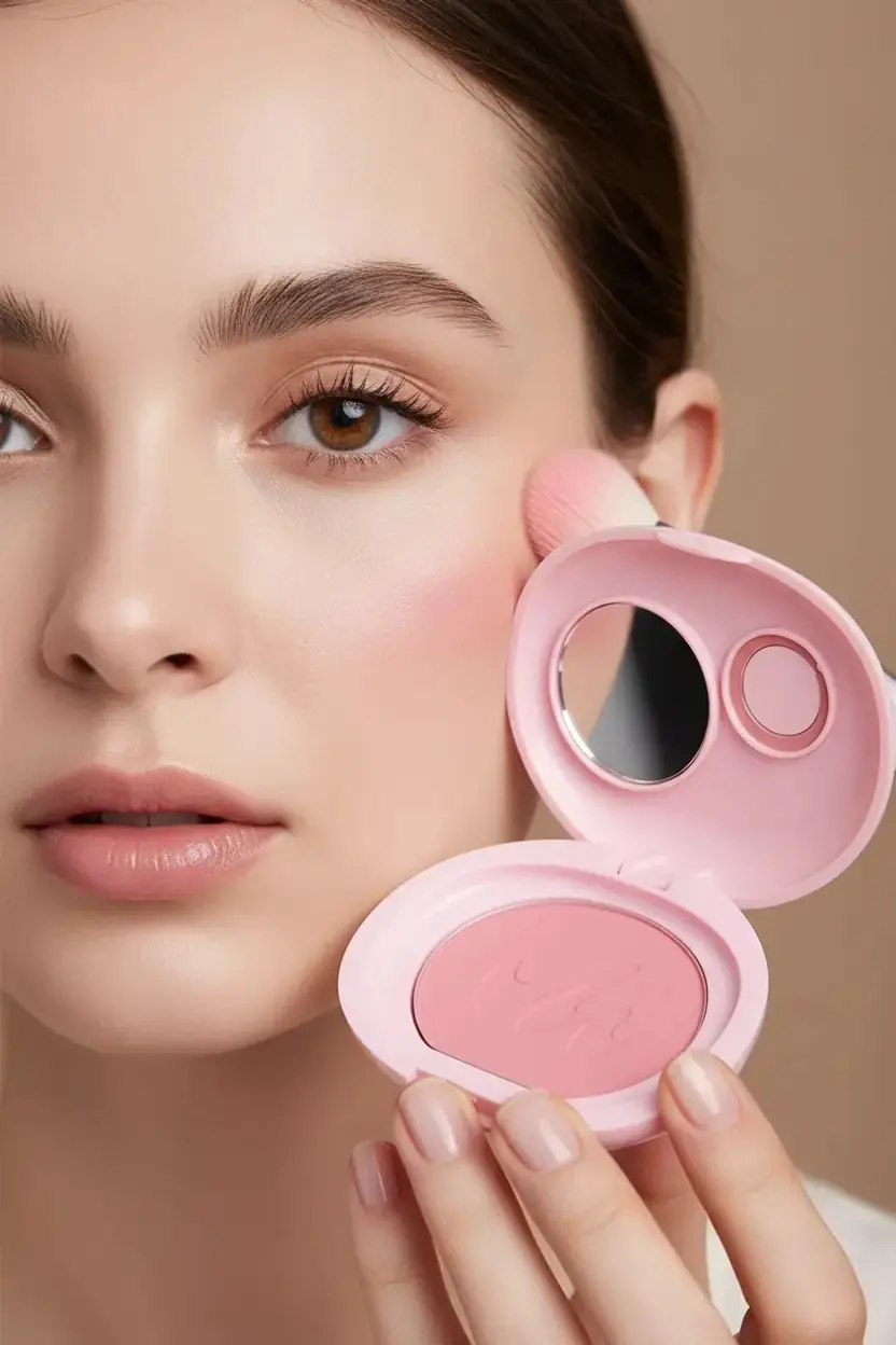 Miniso Lisanslı Minimalist Serisi Toz Allık No 04 - Topaklanma Yapmayan Yumuşak Dokulu ve Aynalı Toz Allık