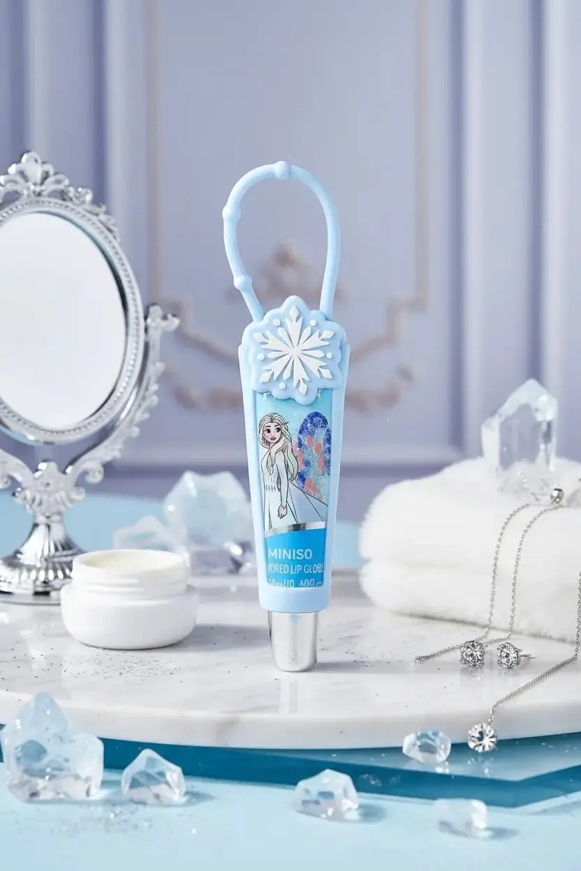 Disney Frozen Lisanslı Elsa Dudak Parlatıcısı – Buz Mavisi Işıltılı Tasarım