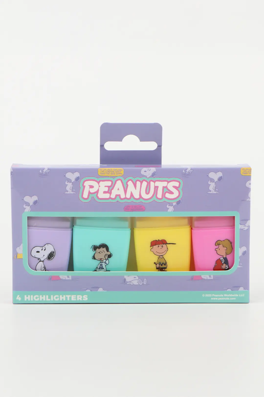 Snoopy Lisanslı Vintage Serisi Marker Seti – 4’lü Pastel Renk