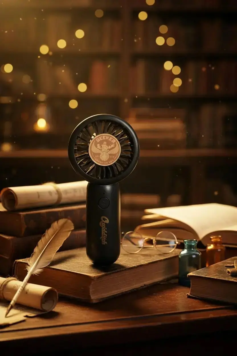 Harry Potter Lisanslı Golden Snitch El Tipi Vantilatör 1200mAh – Büyülü Taşınabilir Serinlik