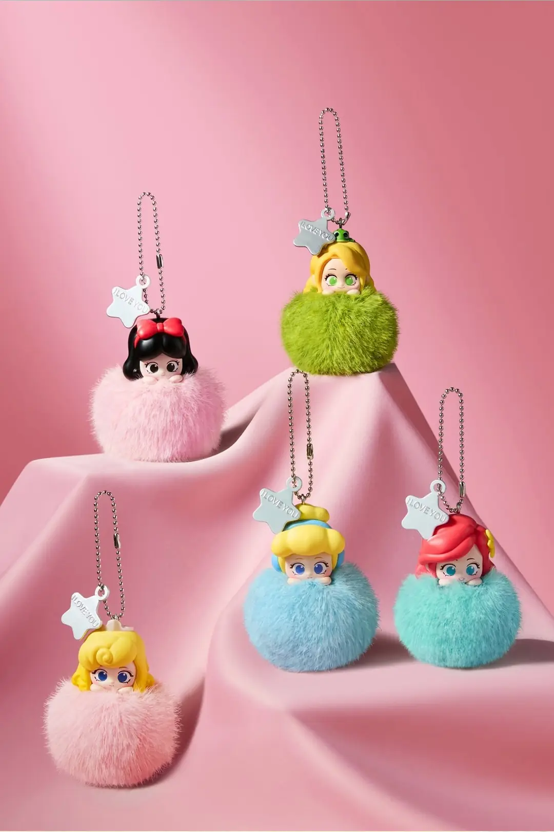 Disney Prenses Lisanslı Mini Fasulye Peluş Top Blind Box – Koleksiyonluk 9,5 Cm