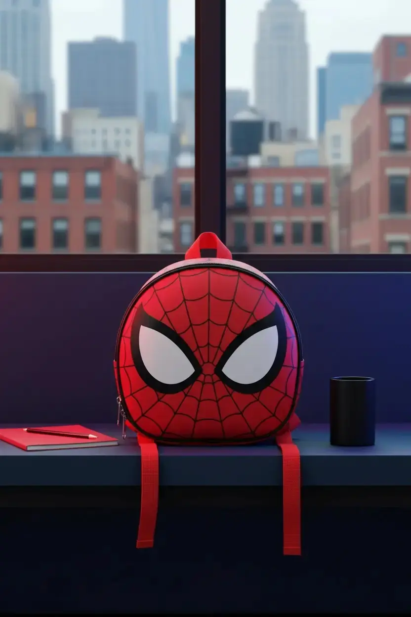 Marvel Lisanslı Spider-Man Ultra Hafif Güvenlik Sırt Çantası – Kompakt