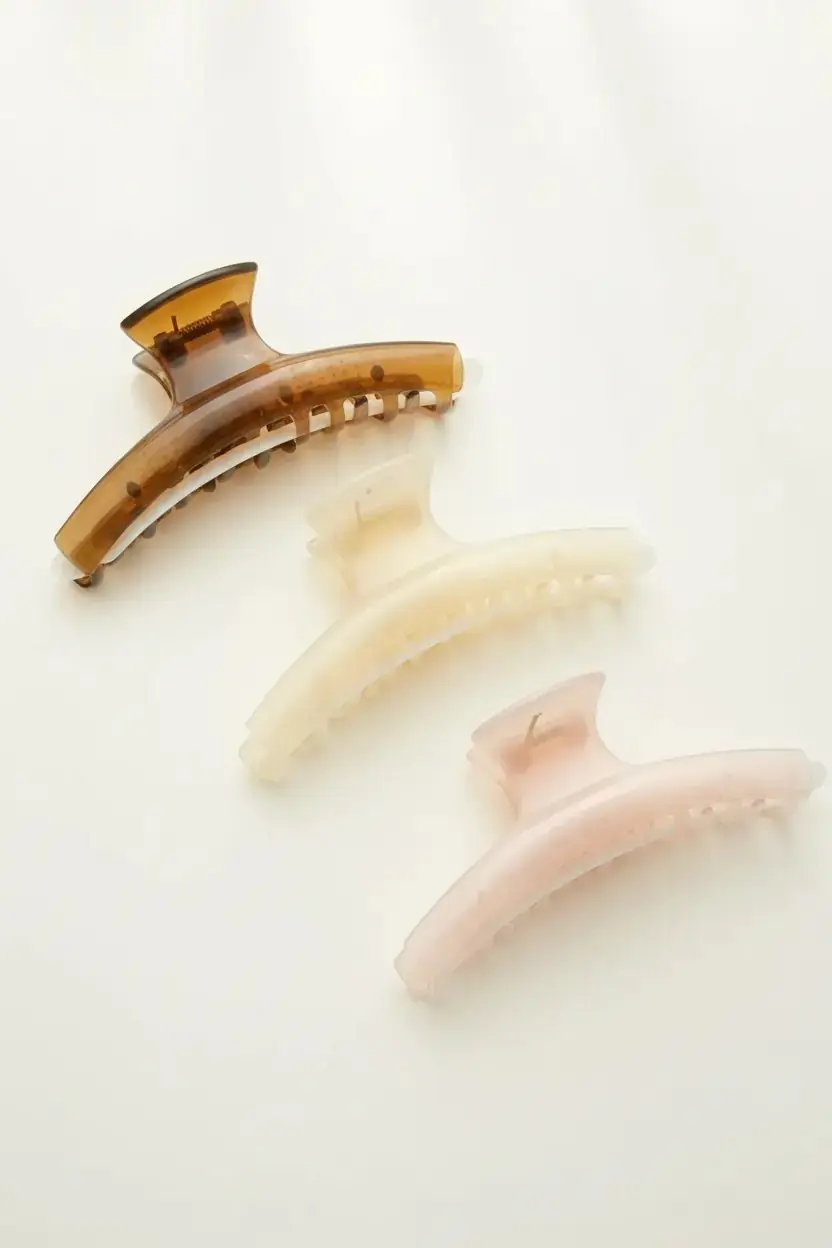 Miniso Lisanslı Basic Şeffaf Saç Tokası 14 Cm – Güçlü Tutuşlu Modern Tasarım