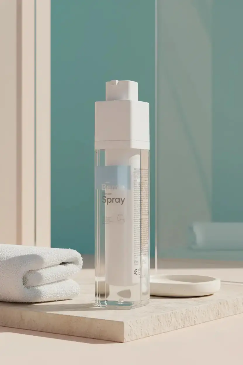Miniso Lisanslı Vakumlu Pompalı Sprey Şişesi 50 ml – Sızdırmaz Seyahat Tipi