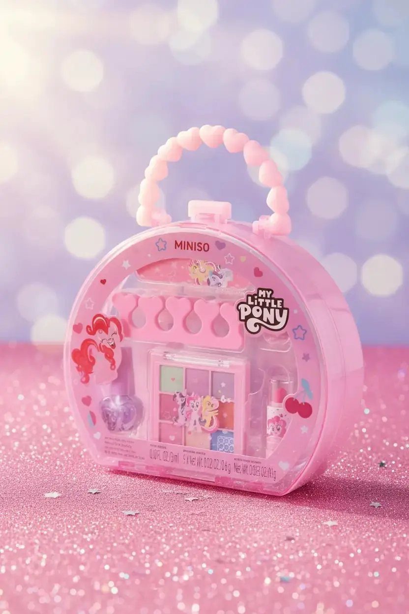 My Little Pony Lisanslı Büyük Çantalı Çocuk Makyaj Seti