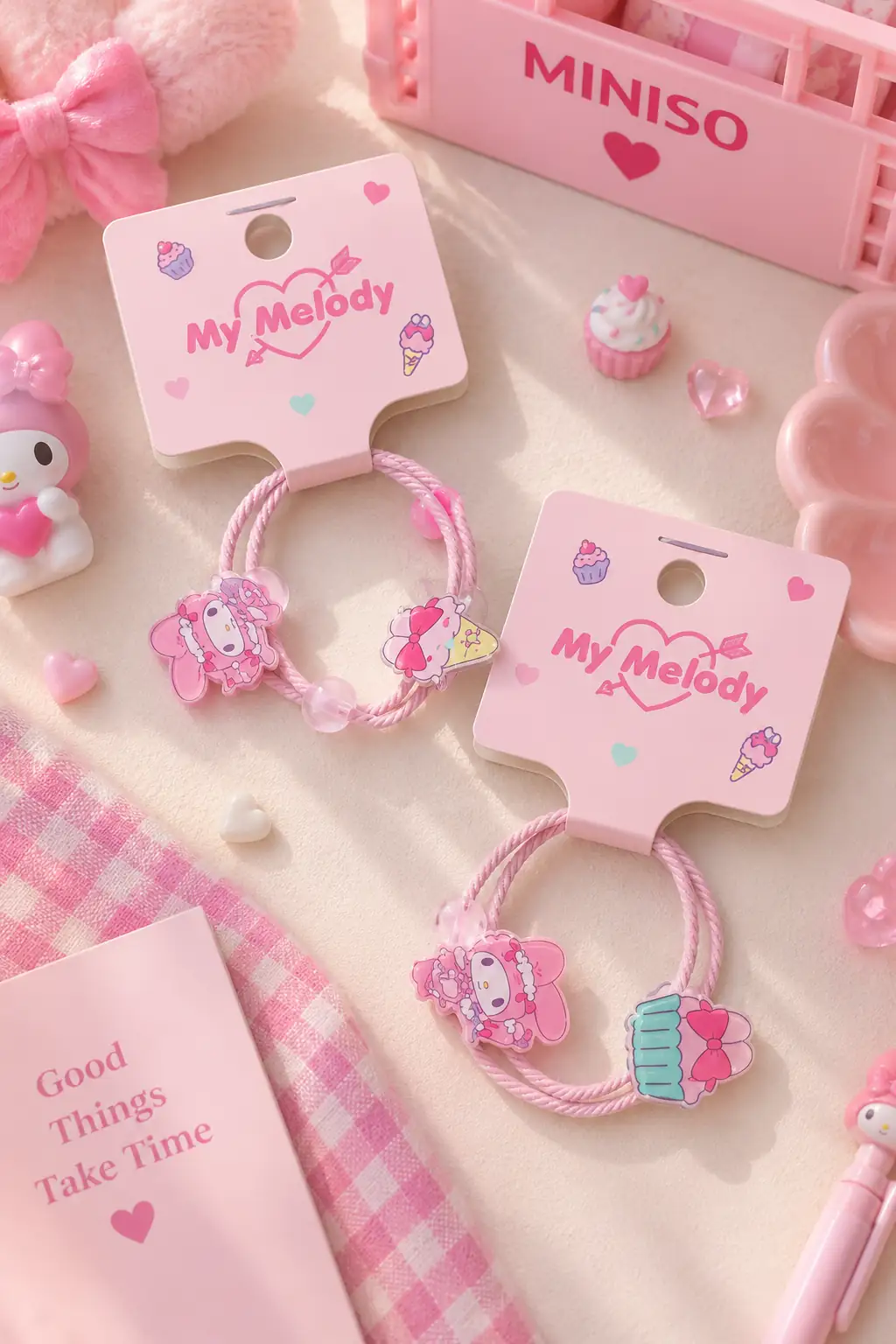 Sanrio Lisanslı My Melody Lisanslı Saç Tokası Seti – 2 Adet