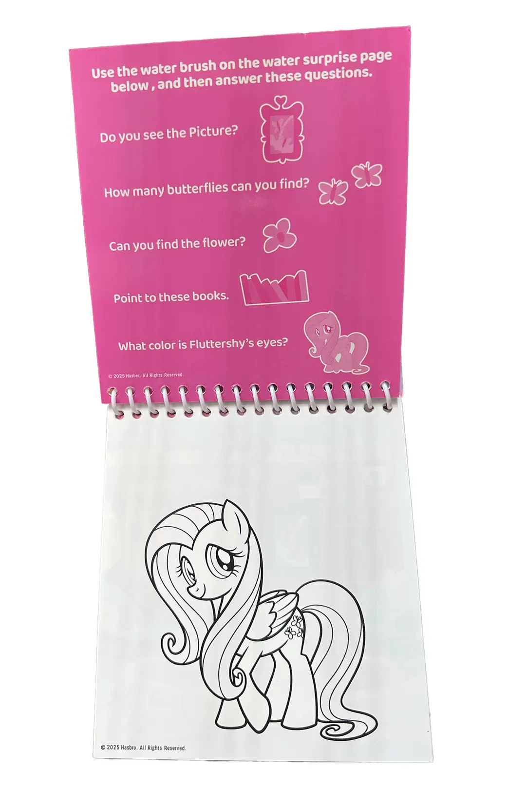 My Little Pony Lisanslı Sihirli Suyla Renklenen Yeniden Kullanılabilir Sulu Boya Aktivite Seti