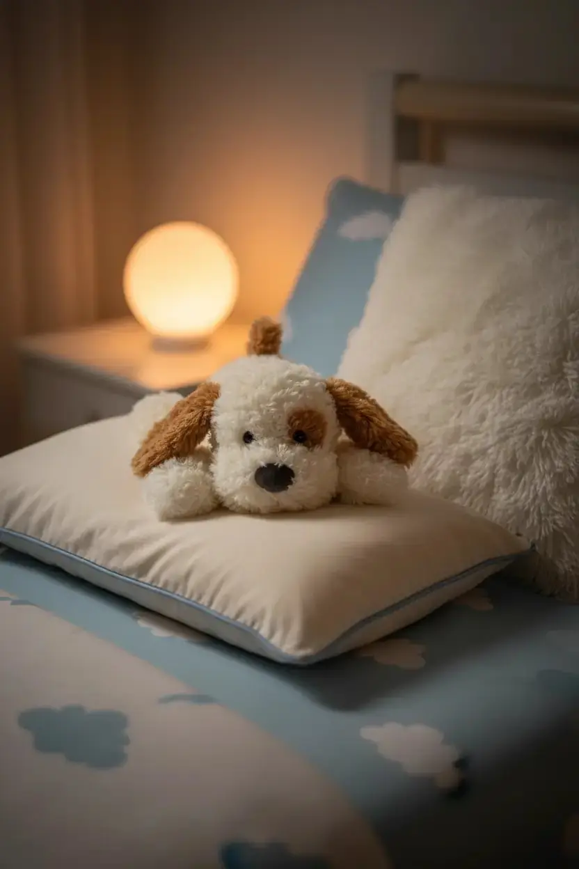 Miniso Lisanslı Yatar Pozisyon Koleksiyonu Küçük Yumuşak Köpek Peluş Oyuncak