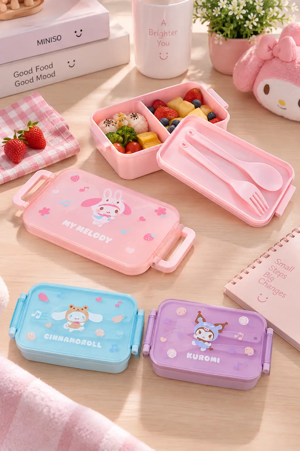 Sanrio Lisanslı Hello Kitty Ve Arkadaşları Yemek Kabı