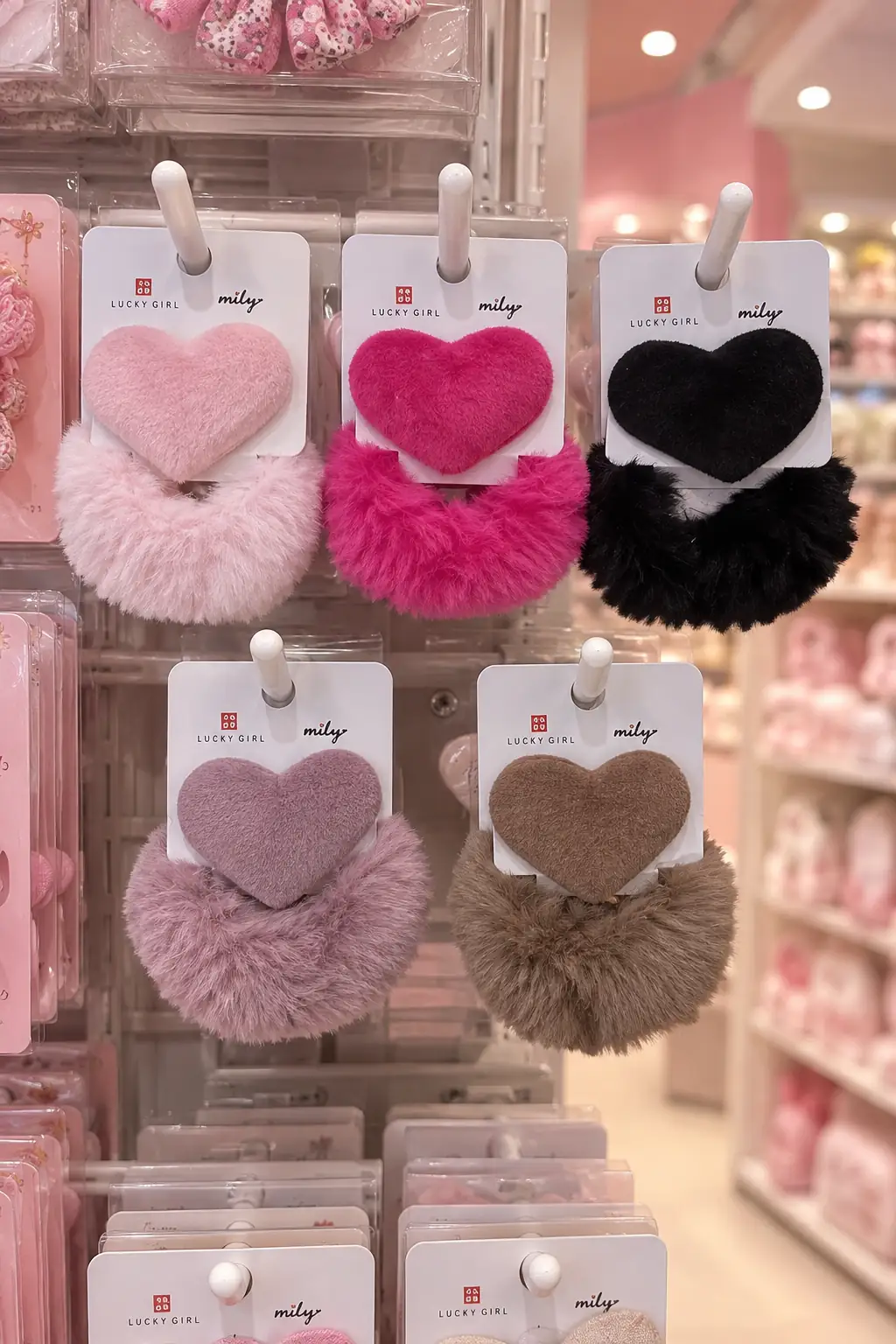 Peluş Çıt Çıt Toka 2'Li (Kalp Ve Düz) – Eğlenceli Ve Yumuşak