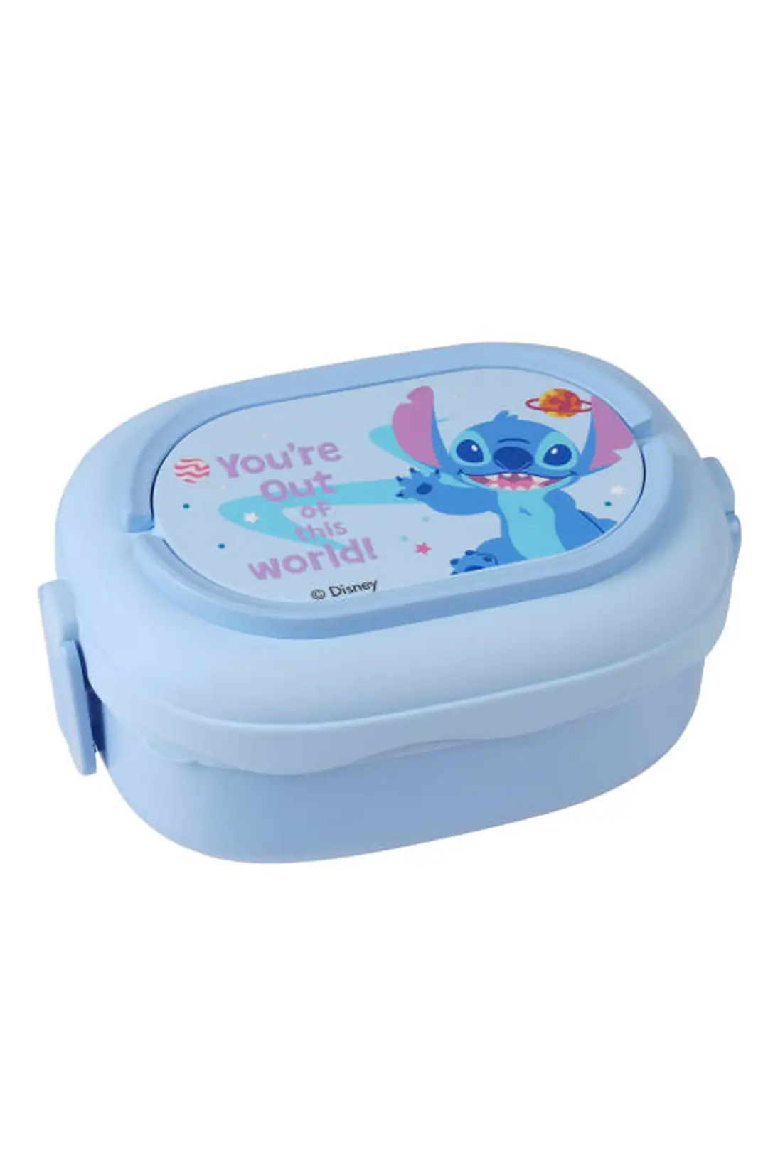 Disney Lilo & Stitch Lisanslı Çift Katmanlı Tutacaklı Yemek Kabı