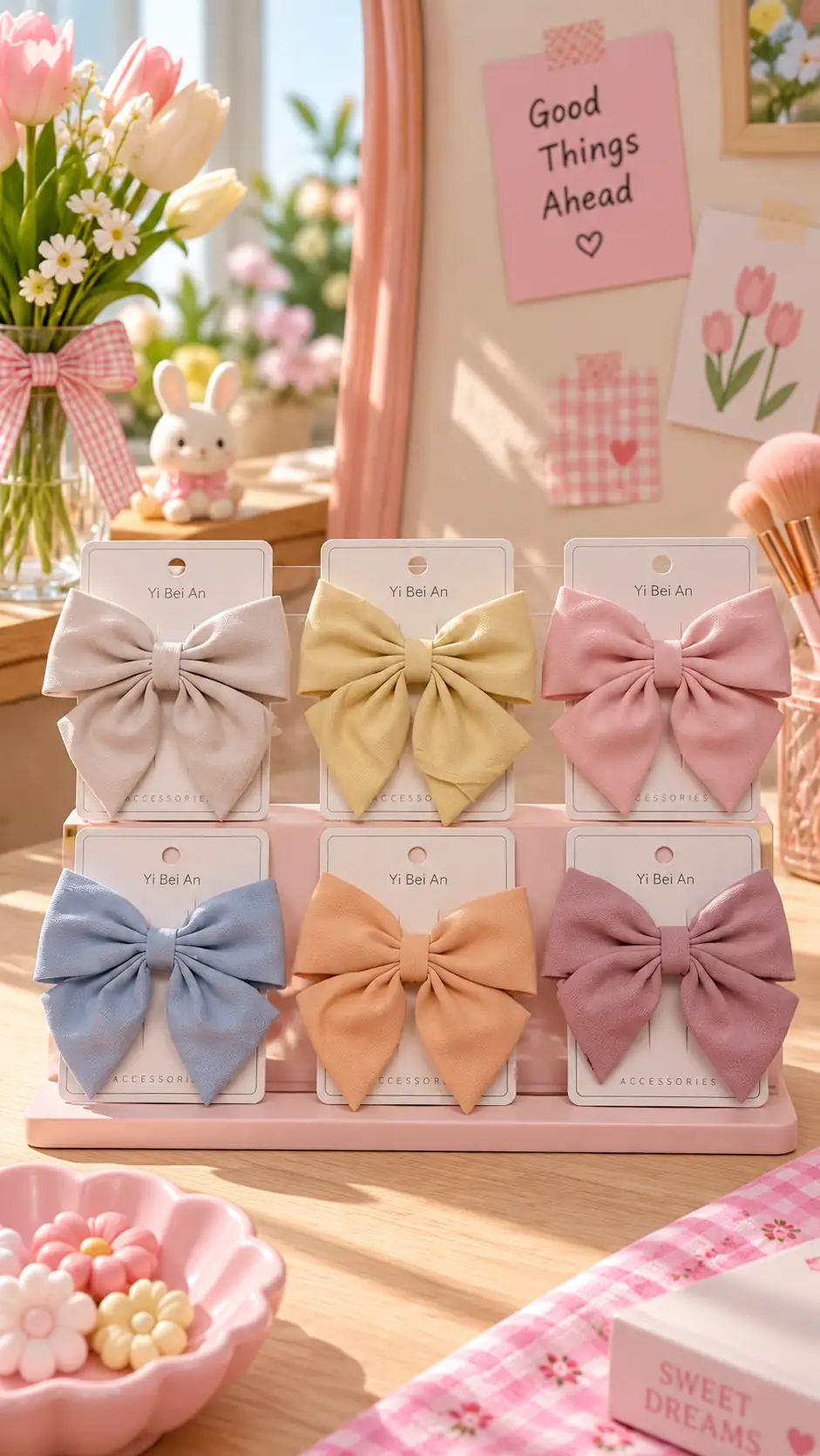 Kıstırmalı Saç Kurdelesi Tek Adet – Pastel Tonlar Şık Tasarım
