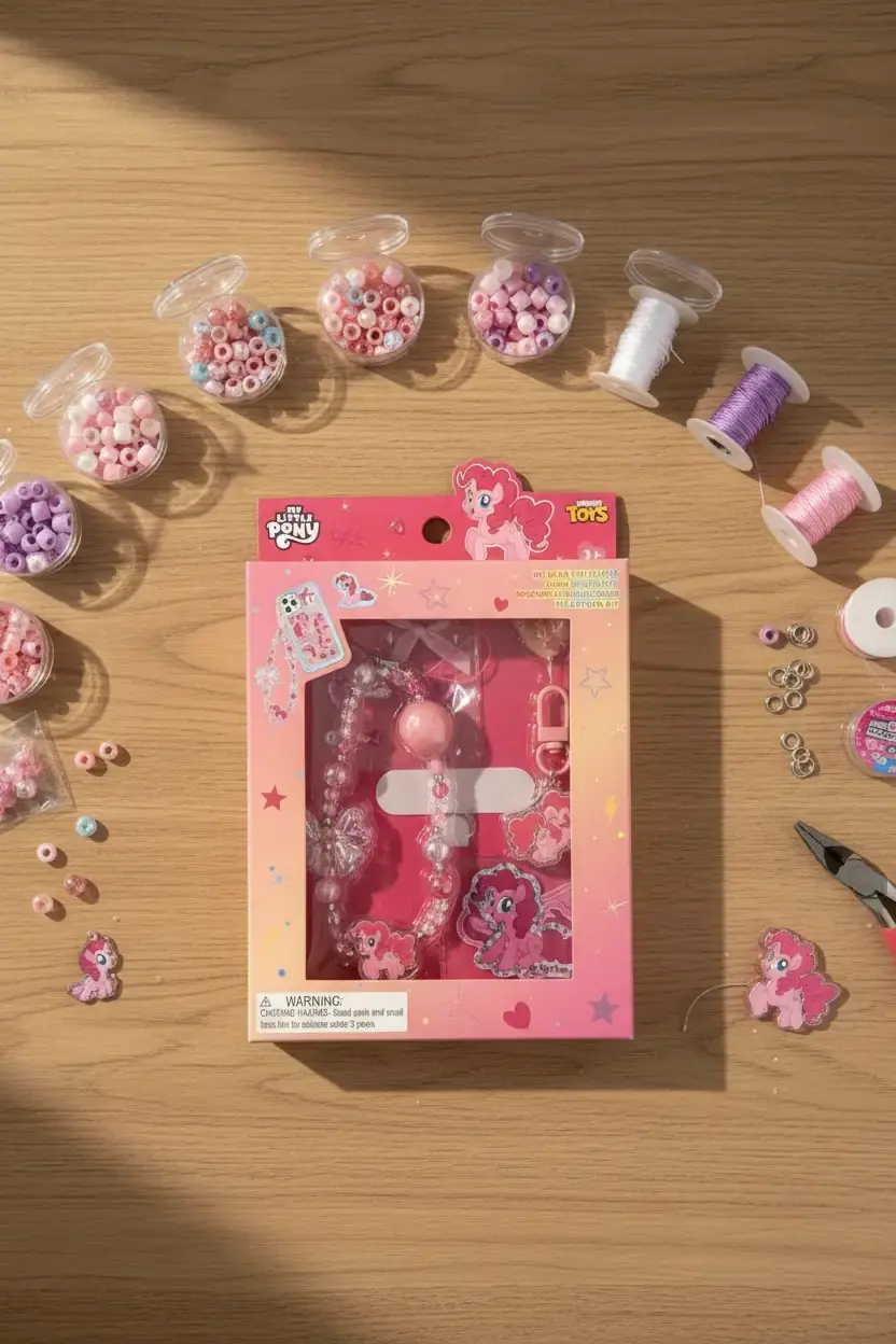 My Little Pony Lisanslı Kendin Yap Boncuk Seti – Yaratıcı Takı & Bileklik Tasarımı