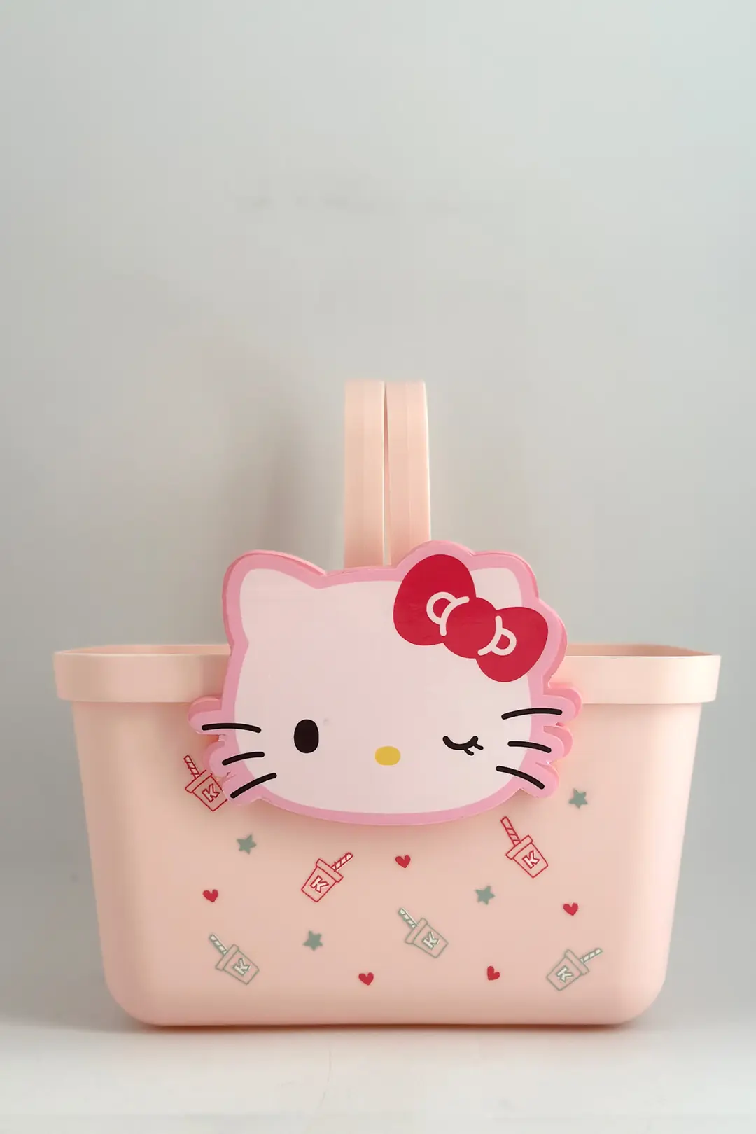 Sanrio Lisanslı Saplı Sepet (Hello Kitty)
