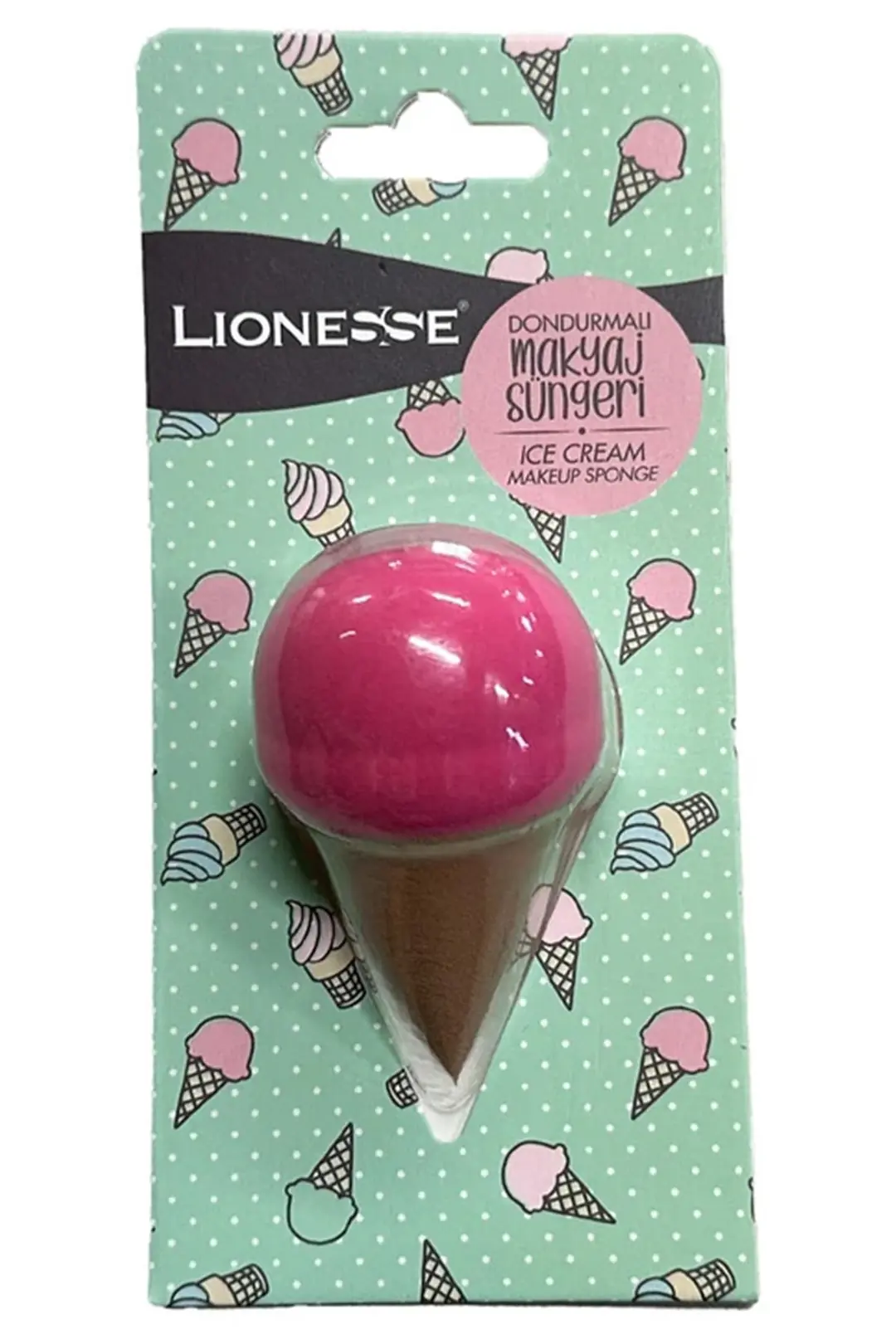 Lionesse Dondurmalı Makyaj Süngeri – Yumuşak ve Ergonomik Tasarım