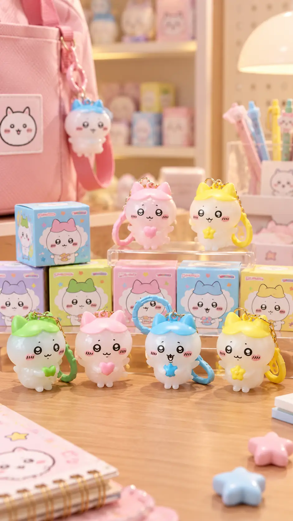 Chiikawa Lisanslı Sırt Çantası Askısı Sürpriz Figür – Koleksiyonluk Blind Box Anahtarlık Aksesuar