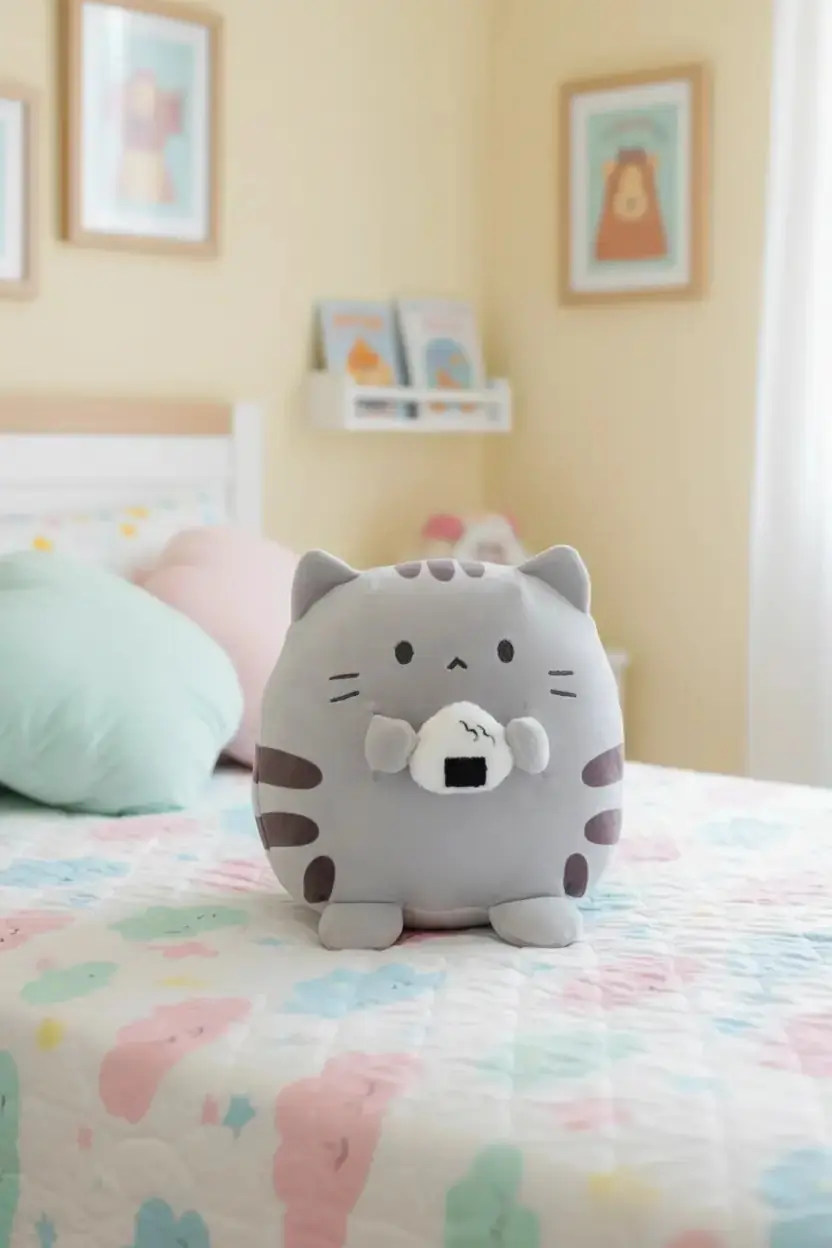 Miniso Lisanslı Yummy Yummy Cat Peluş Oyuncak 17 Cm – Ayakta Sevimli Tasarım