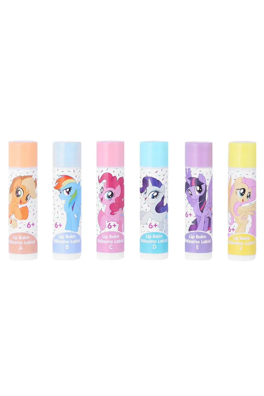 My Little Pony Lisanslı 6'lı Lip Balm Seti – Karışık Meyve Aromalı