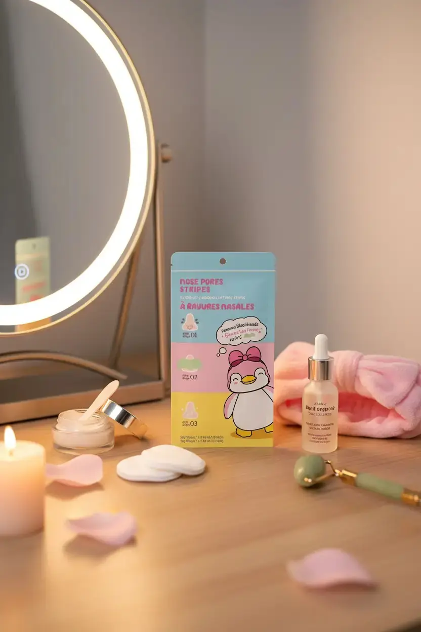 Miniso Lisanslı Penpen 3 Aşamalı Burun Bandı Kiti – Siyah Nokta Giderici ve Gözenek Sıkılaştırıcı Derin Temizlik