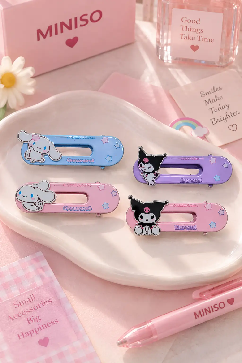 Sanrio Lisanslı Hello Kitty ve Arkadaşları Tatlı Serisi Figürlü Saç Tokası – Renkli ve Şık Tasarım