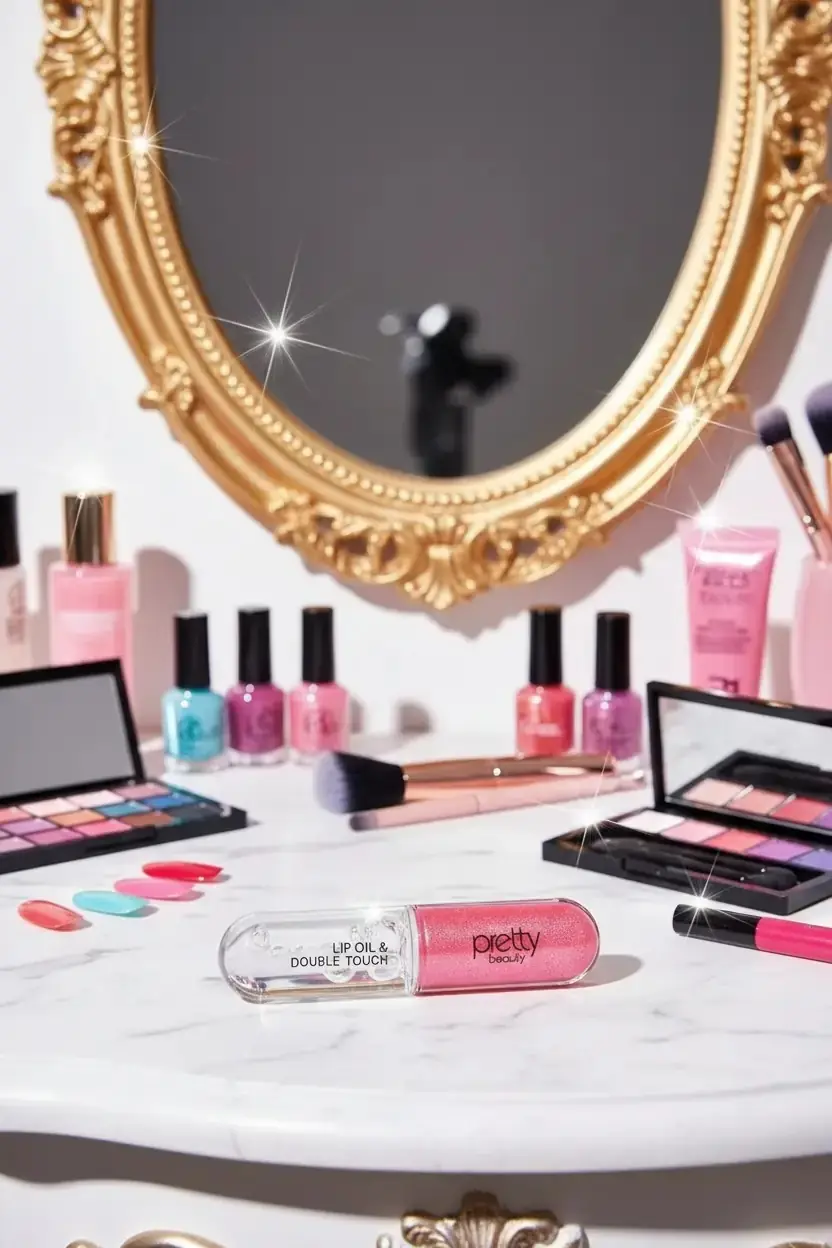 Pretty Beauty Çift Taraflı Gloss Ruj ve Lip Oil – Dolgunlaştırıcı Etkili Besleyici Ruj Pb-408B-02