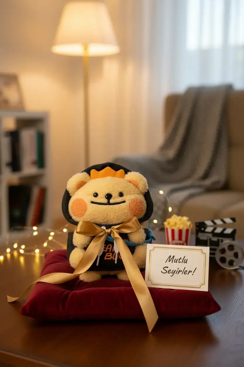 Miniso Lisanslı BearisBug Bebek Arabası Peluş Oyuncak 20 Cm – Yumuşacık