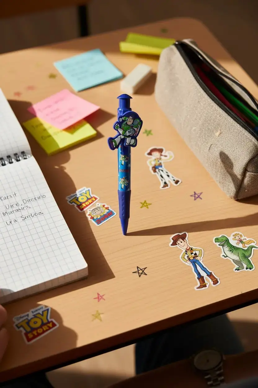 Disney Pixar Lisanslı Büyük Karakterli Tükenmez Kalem – Renkli ve Eğlenceli