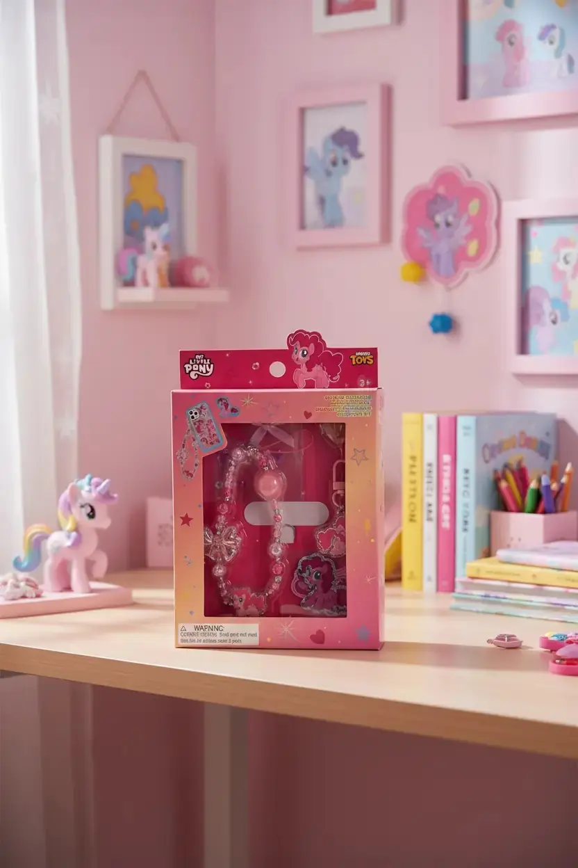 My Little Pony Lisanslı Kendin Yap Boncuk Seti – Yaratıcı Takı & Bileklik Tasarımı