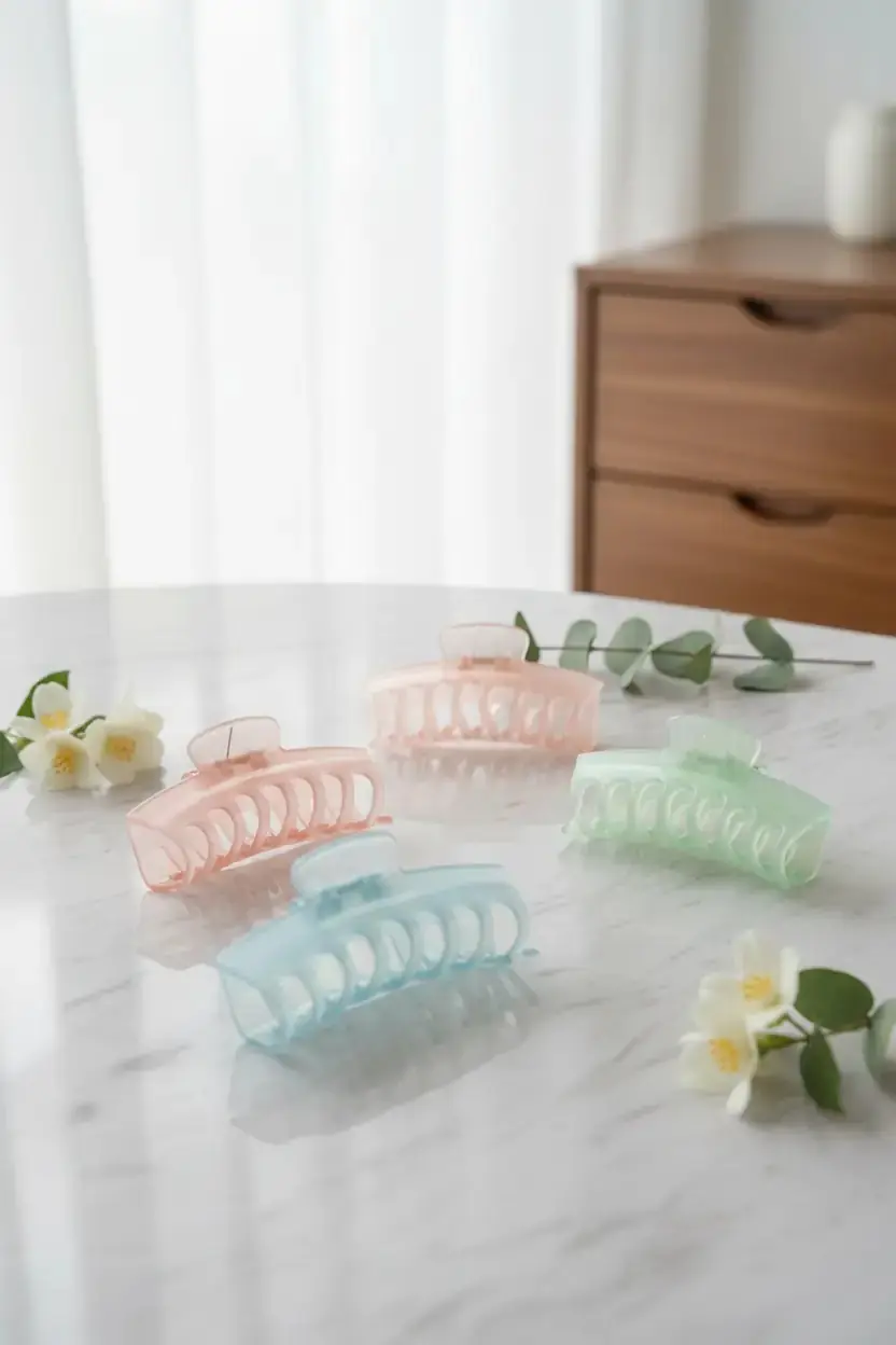 Miniso Lisanslı Basic Serisi Kıskaç Toka (D) – 14 Cm Büyük Boy & Güçlü Tutuşlu Saç Tokası