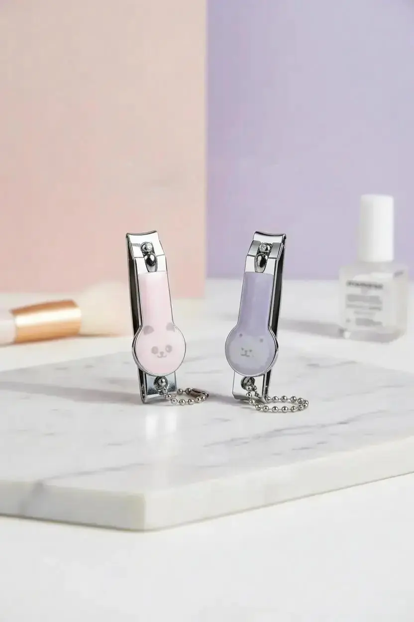 Miniso Lisanslı Hayvan Serisi Top Zincirli Tırnak Makası – Taşınabilir 5,2 Cm