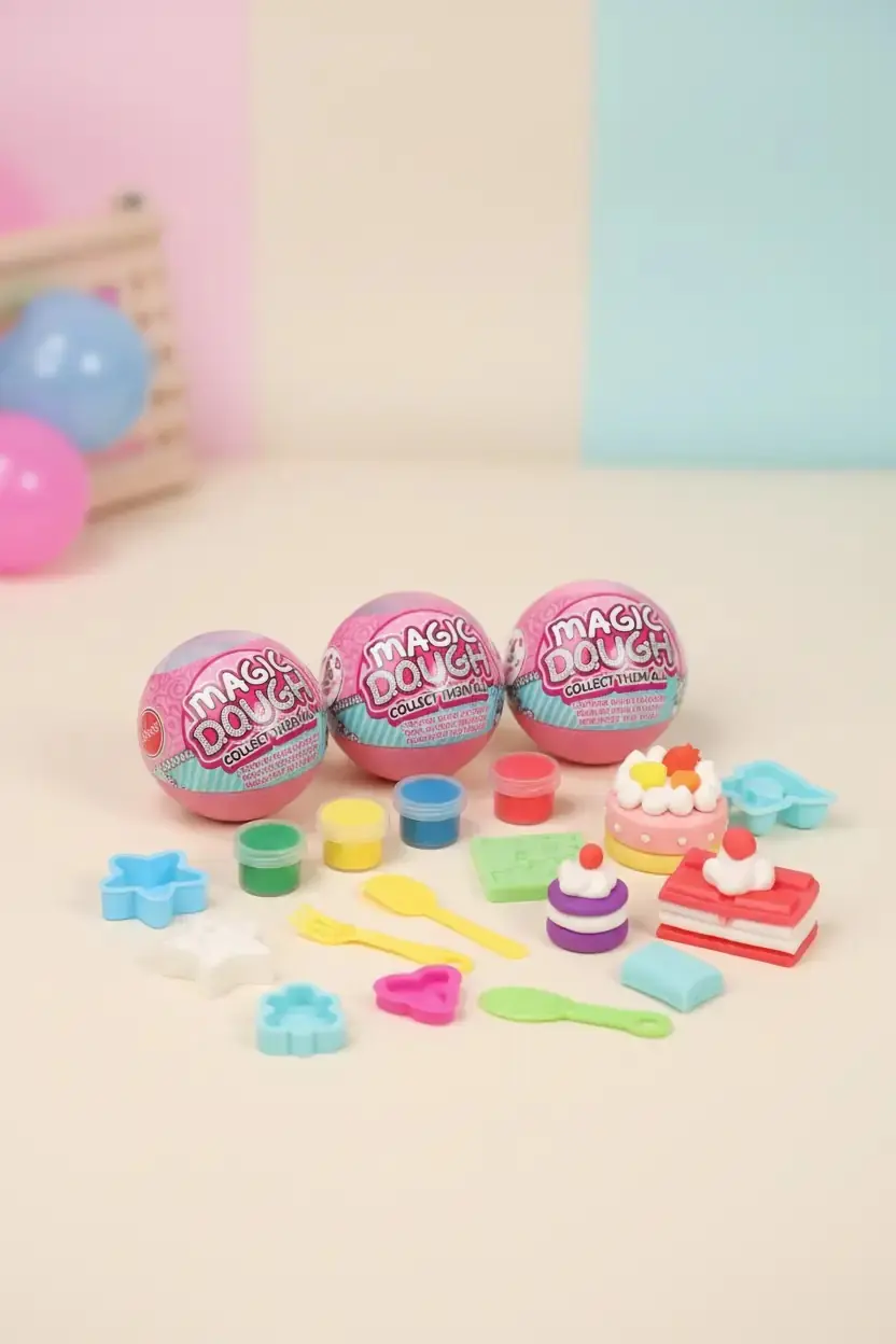 Miniso Lisanslı Tatlı Renkli Kil Blind Box – Sürpriz Top 10 Cm