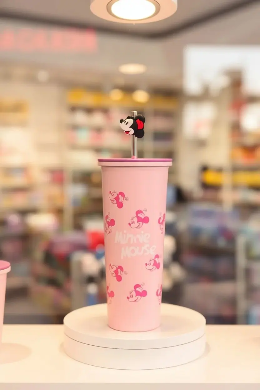 Disney Lisanslı Minnie Mouse Su Kabı 800 ML – Paslanmaz Çelik Şişe
