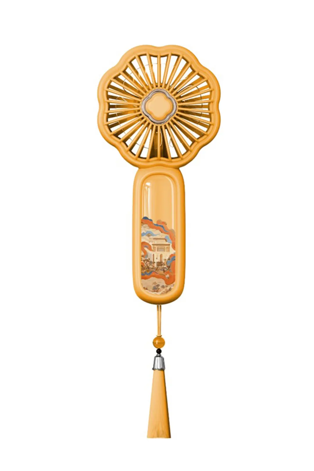 Miniso Lisanslı Dunhuang Serisi El Tipi Vantilatör – 3 Kademeli - Sarı