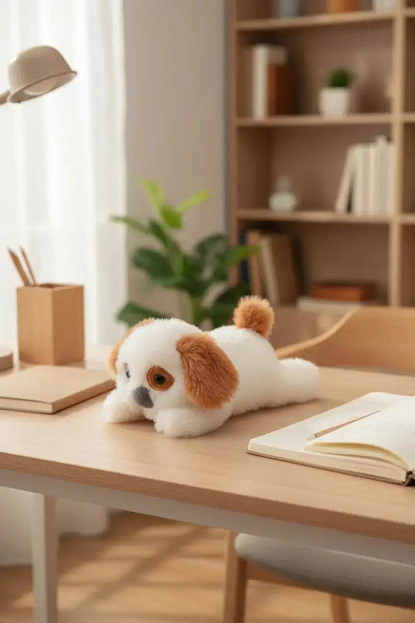 Miniso Lisanslı Gift Bear Gillinini Avuç İçi Peluş Oyuncak – Yumuşak Koleksiyonluk