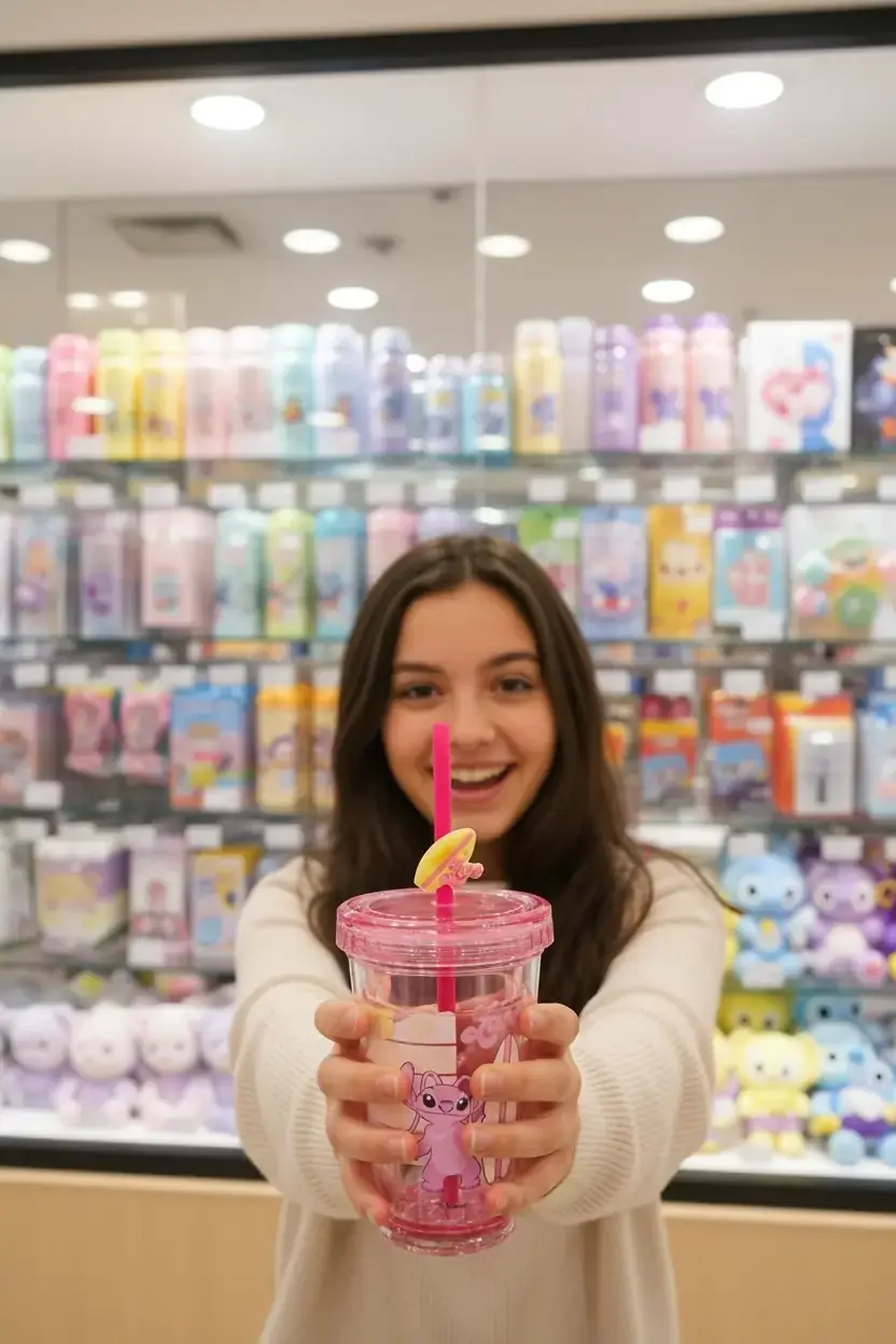 Disney Lilo & Stitch Lisanslı Plastik Su Kabı 320 Ml – Angel