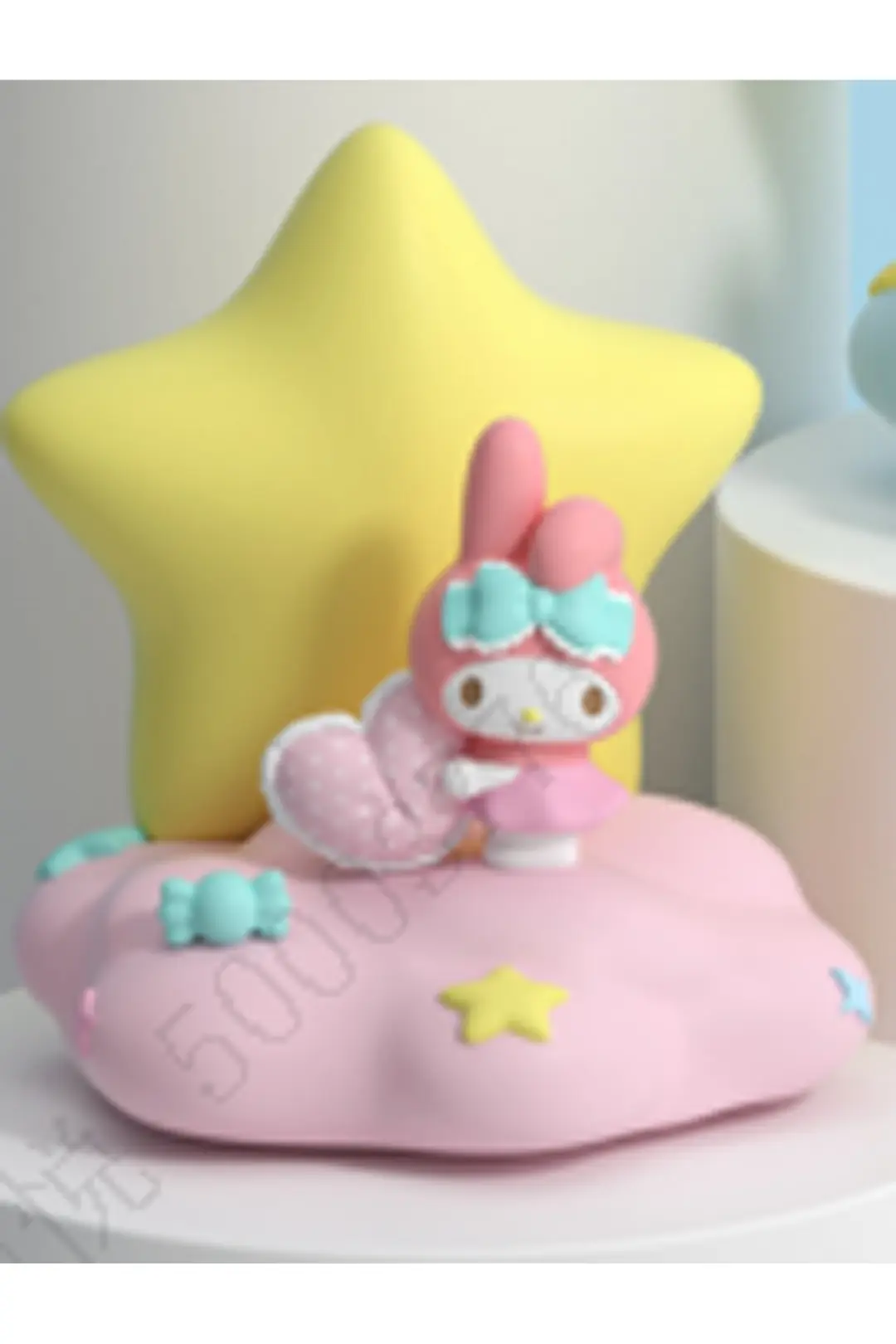 Sanrio Lisanslı My Melody Düş Serisi Led Gece Lambası – Şarjlı & Yumuşak Işıklı