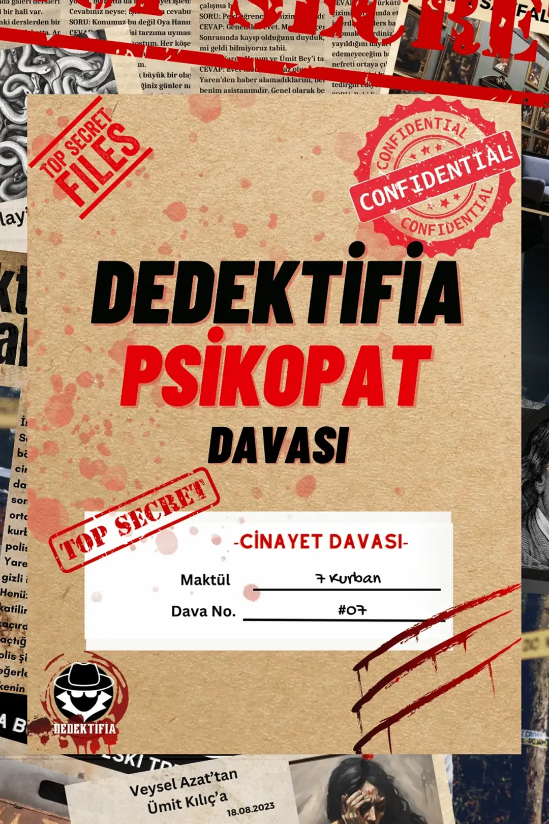 Dedektifia Dedektiflik Oyunu - Psikopat Davası