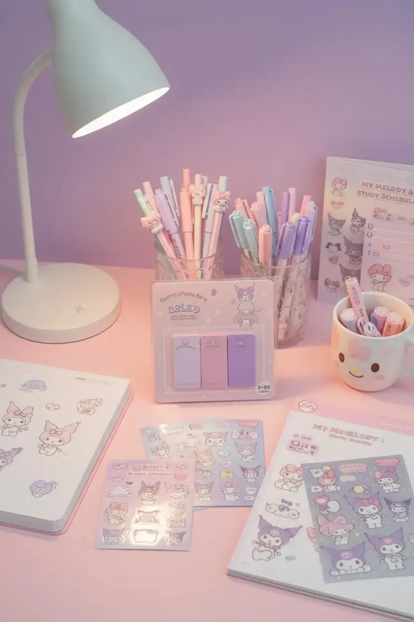 Sanrio Lisanslı My Melody & Kuromi Not Kağıdı Seti – 90 Yaprak