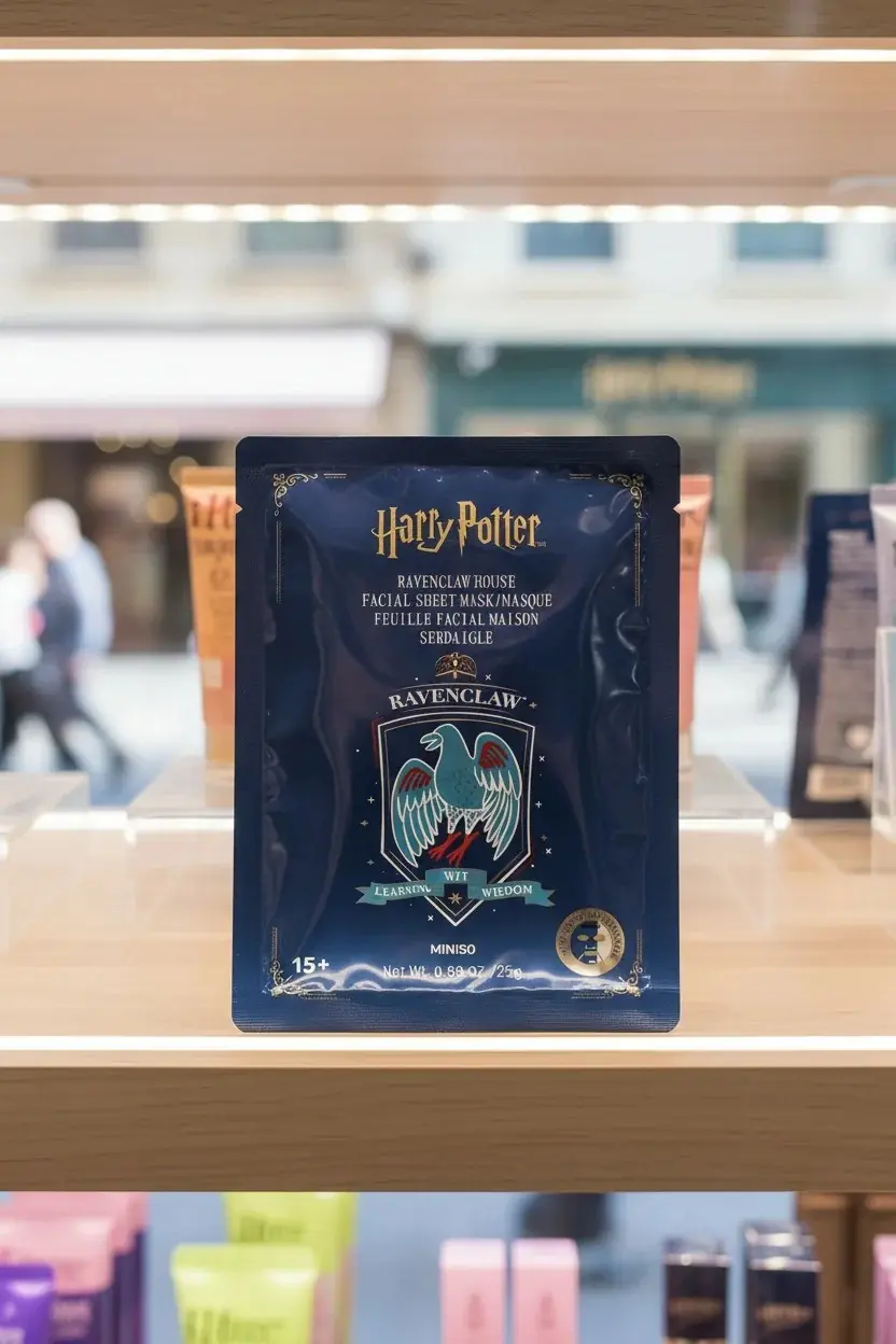 Harry Potter Lisanslı Ravenclaw Kağıt Yüz Maskesi – Derinlemesine Nemlendirici ve Ferahlatıcı Bakım