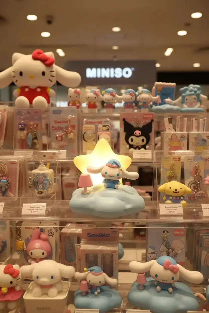 Sanrio Lisanslı Cinnamoroll Düş Serisi Led Gece Lambası – Yumuşak Işıklı & Dekoratif