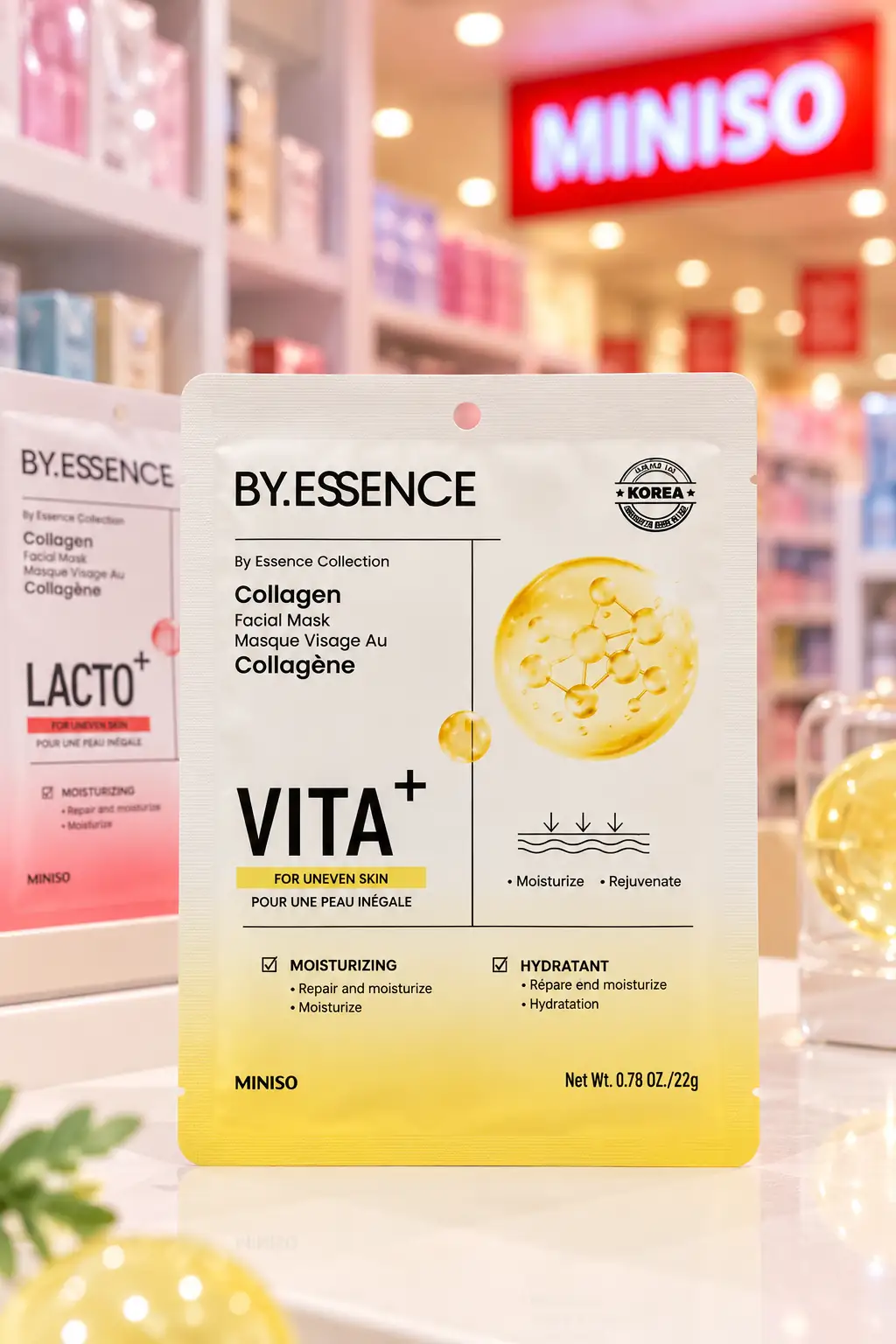 By Essence Koleksiyonu Hidrolize Kolajen Yüz Maskesi (Vitami