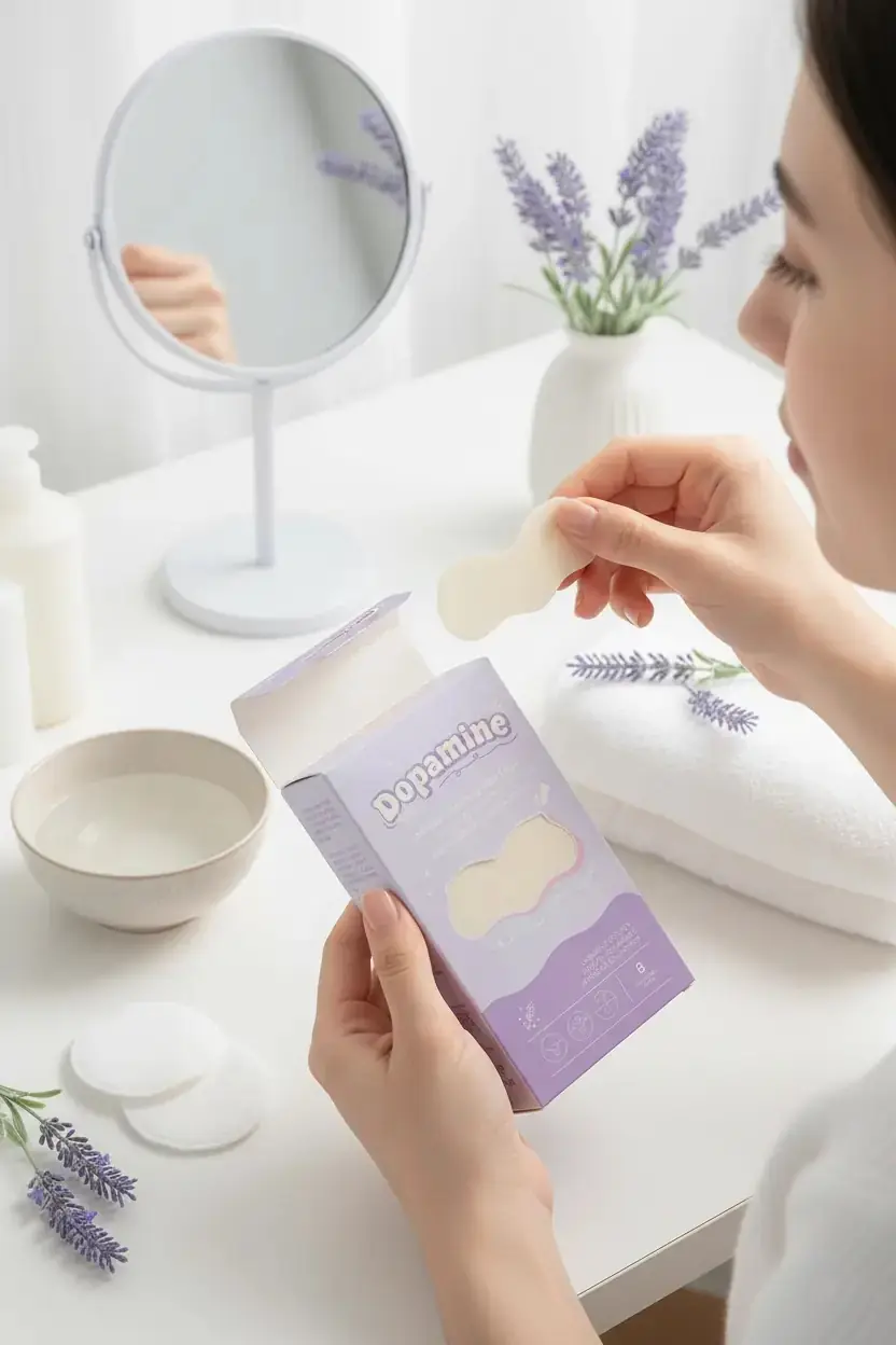 Miniso Lisanslı Dopamine Serisi Lavanta Temizleyici Burun Bantları – Pratik Burun Bakımı