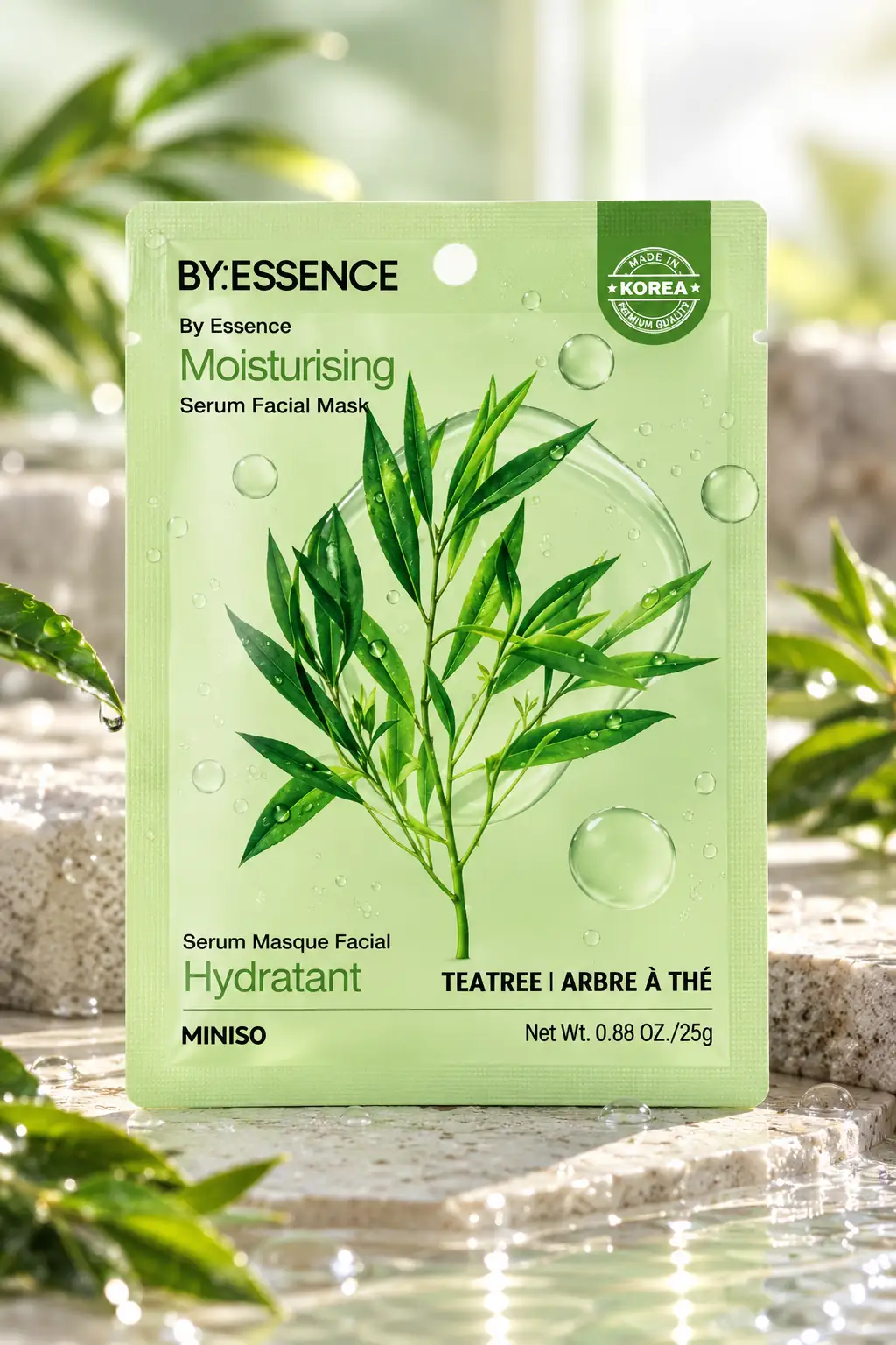 By Essence Nemlendirici Serumlu Yüz Maskesi (Çay Ağacı)