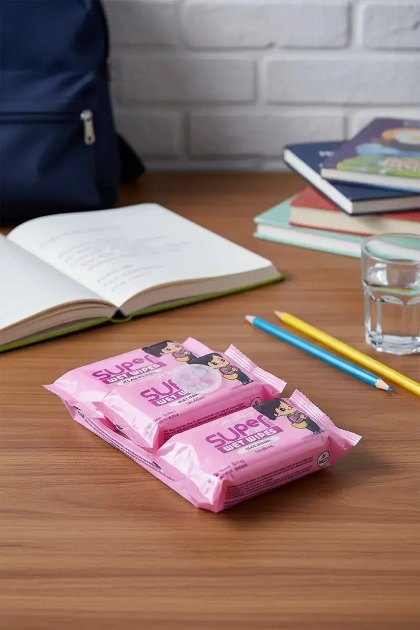 Doyfresh Super 8'li Mini Islak Mendil Seti – Anti-Alerjik & Alkol İçermez
