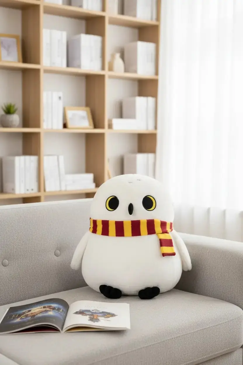 Harry Potter Lisanslı Hedwig Peluş Oyuncak 35 Cm – Askılı & Yumuşak Dokulu