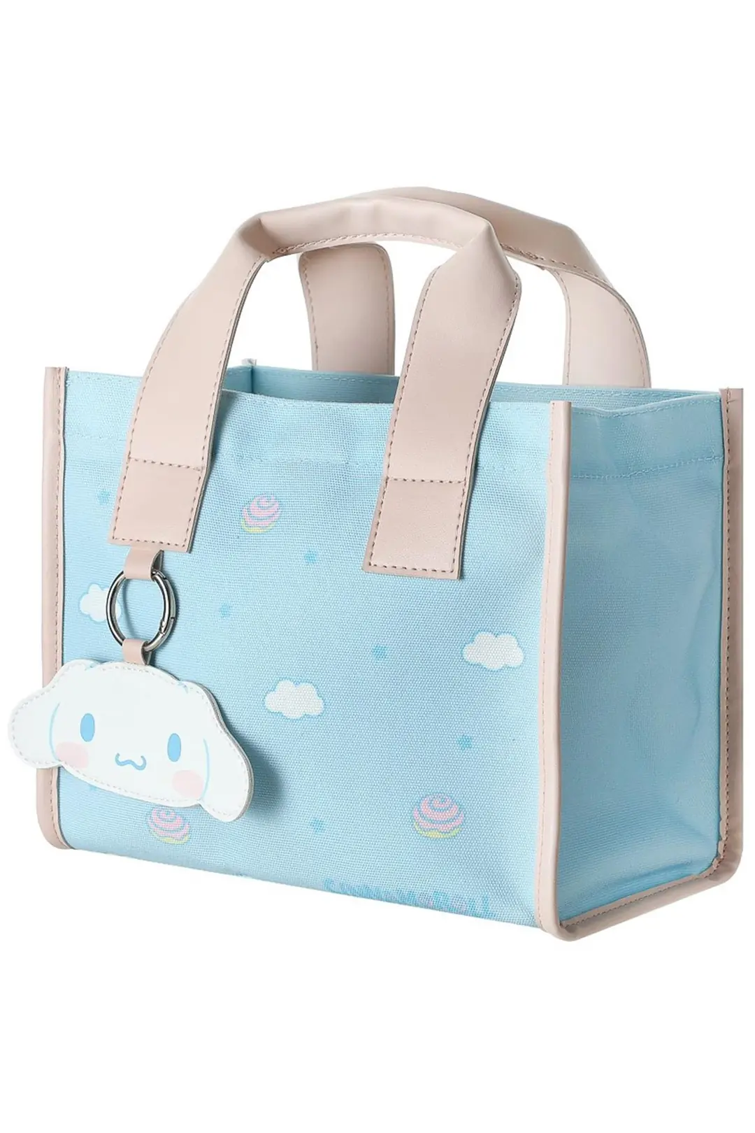 Sanrio Lisanslı Cinnamoroll Kare Yiyecek Çantası – Suya Dayanıklı Pratik Beslenme Çantası 23 Cm